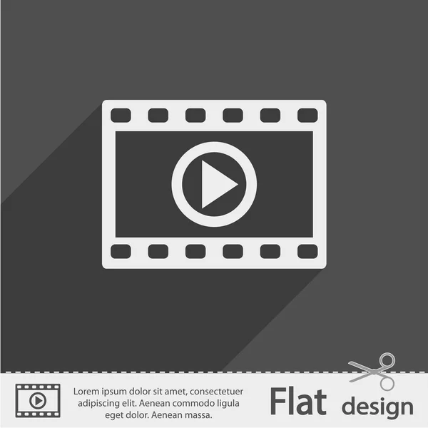 Video icon — Stock Vector