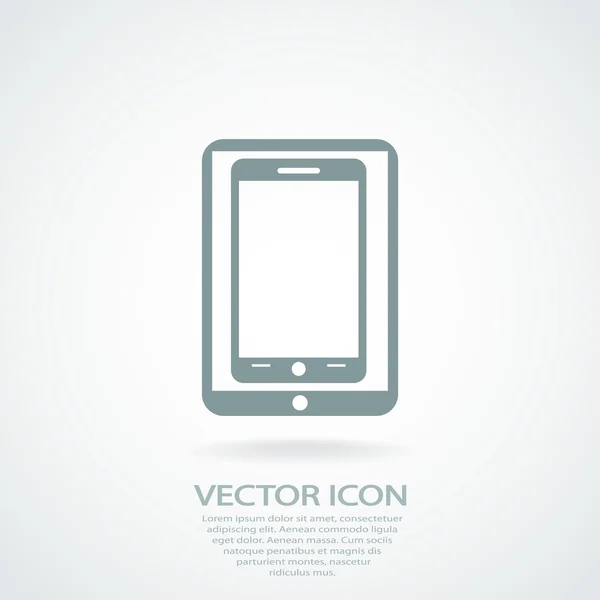 Mobiele smartphone pictogram — Stockvector