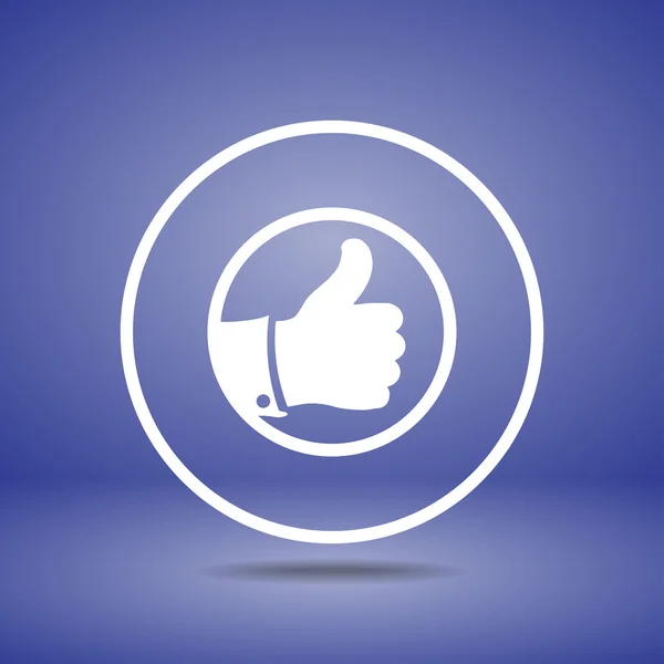 Thumb up icon — Stock Vector