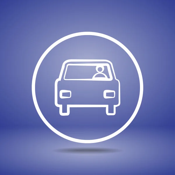 Icono del coche — Vector de stock