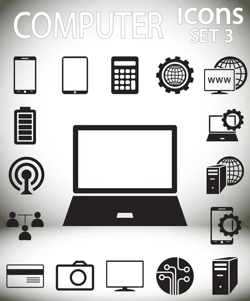 Design icona del computer portatile — Vettoriale Stock