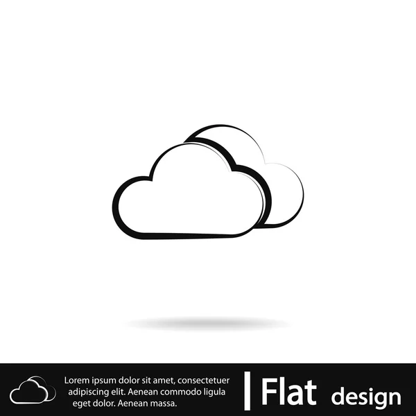 Cloud icon — Stock Vector