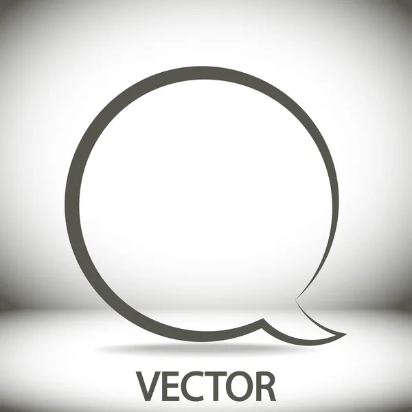 Komiska tal bubblor ikonen — Stock vektor