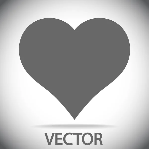 Icono del corazón — Vector de stock