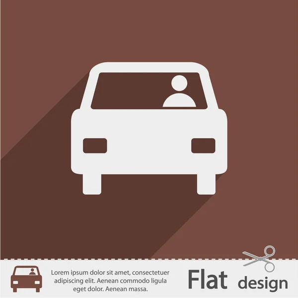 Auto pictogram — Stockvector