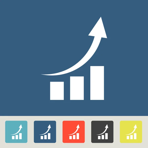 Infographic, chart icon — Stock Vector