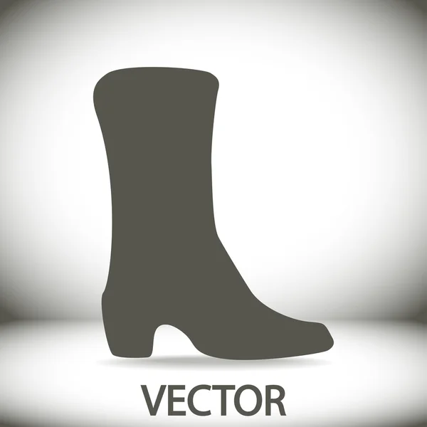 Zapato de mujer icono — Vector de stock