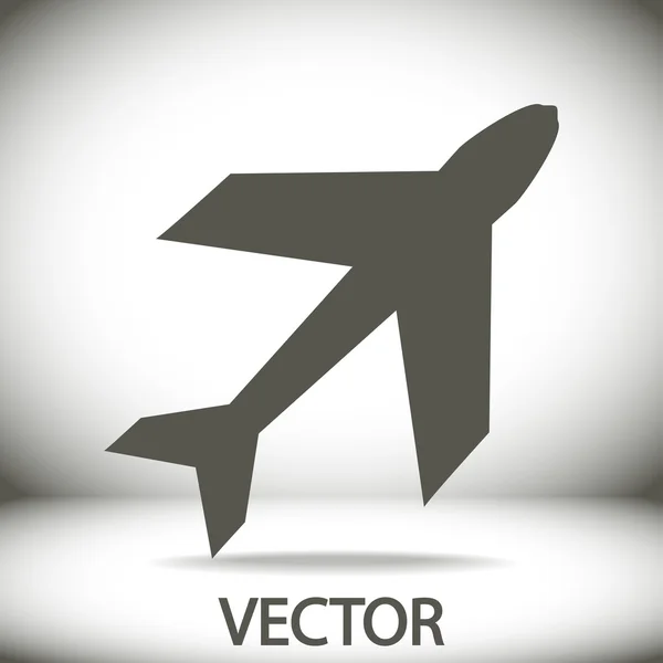 Símbolo do avião — Vetor de Stock