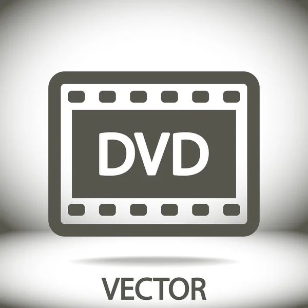 DVD video ikonen — Stock vektor