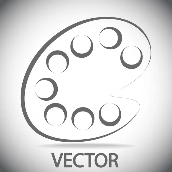 Icono de paleta de colores — Vector de stock