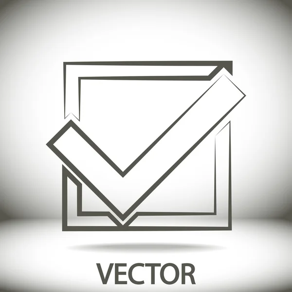 Marca de verificação — Vetor de Stock