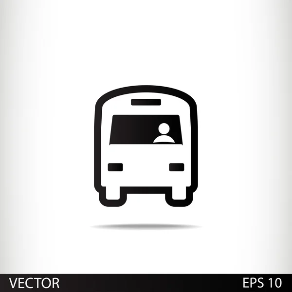 Bus pictogram — Stockvector