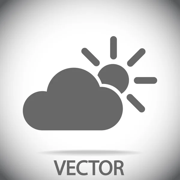 Icono de nube — Vector de stock