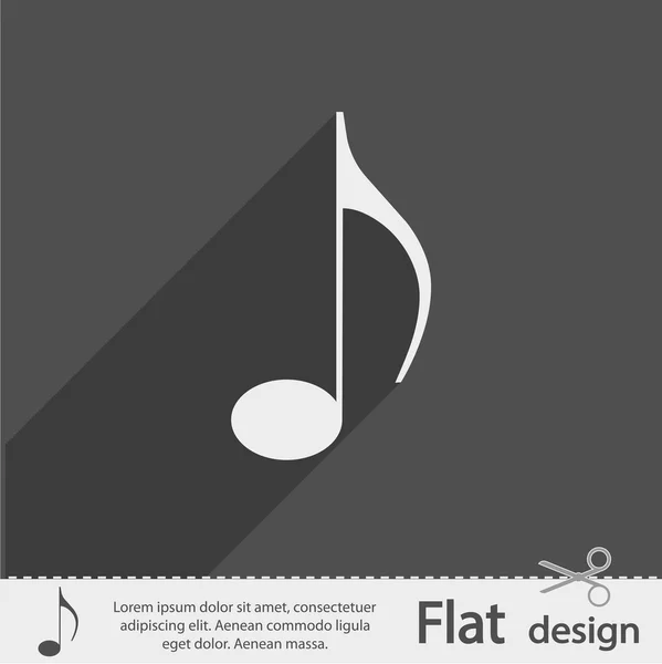 Music icon design — Stock Vector