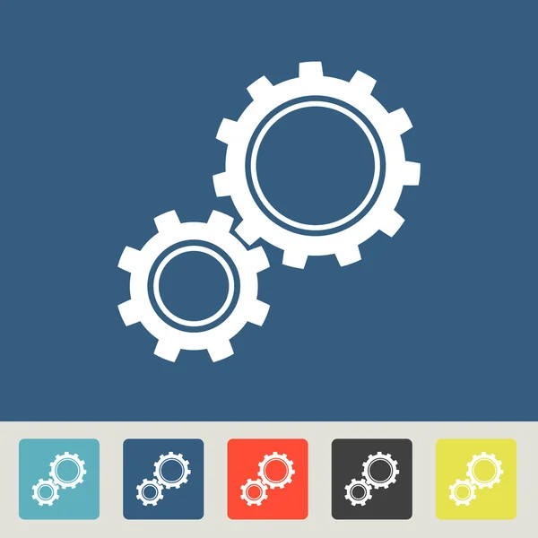 Gears icon — Stock Vector