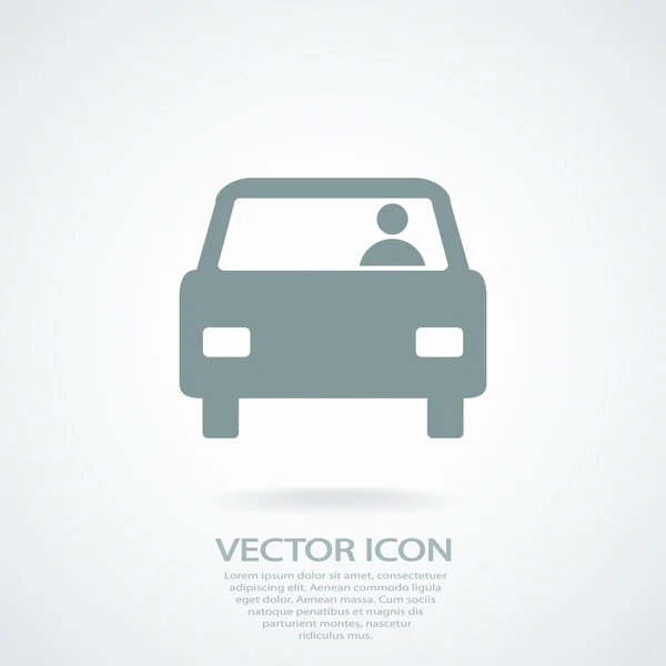 Autó ikon — Stock Vector