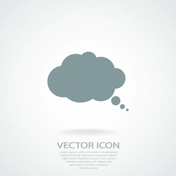 Icono de burbujas de habla cómica — Vector de stock