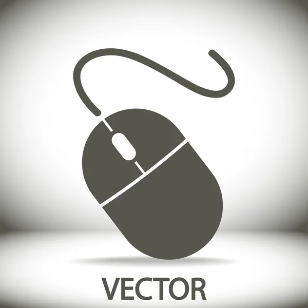 Ikon tetikus komputer - Stok Vektor