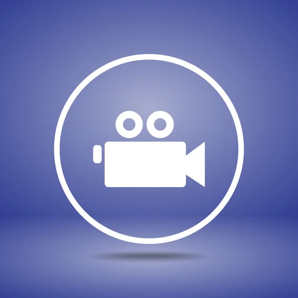 Video camera icon — Stock Vector