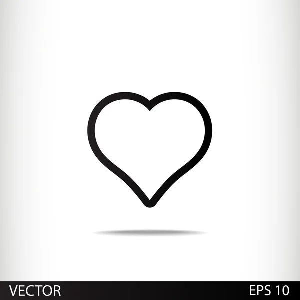 Icono del corazón Vector De Stock