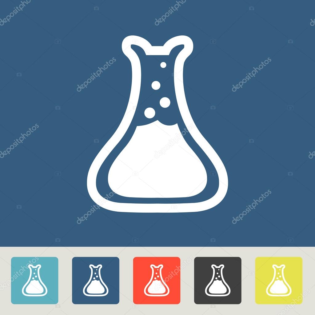 Laboratory glass icon