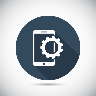 Mobil akıllı telefon simgesi