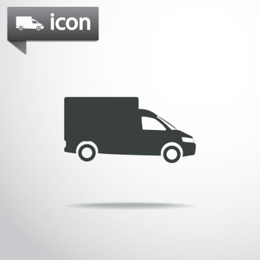 Kamyon simgesi tasarım