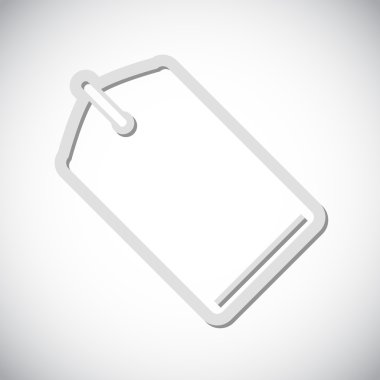 Etiketi simgesi tasarım