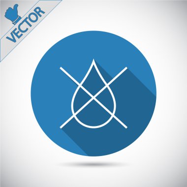 su damla yasak simgesi