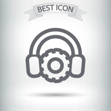 Kulaklık simge tasarlamak