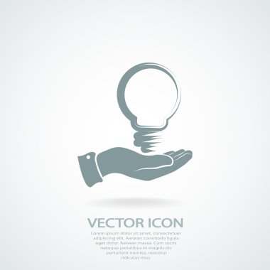 ampul fikir insan eli ile