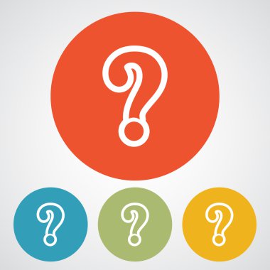 Soru işareti simgesi simgesi