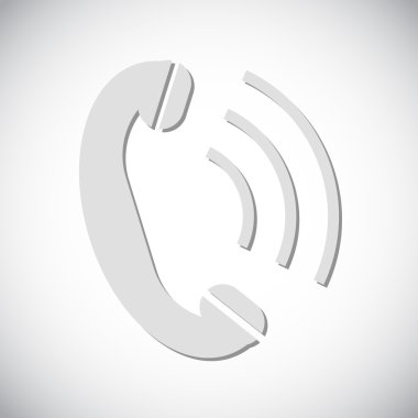 Telefon Düz Simgesi