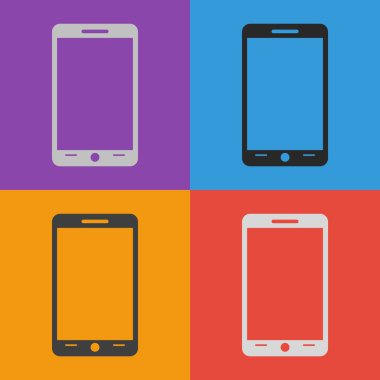 Mobil akıllı telefon simgesi