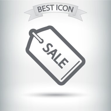 Satılık etiketi simgesi