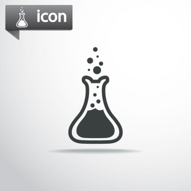 laboratuvar cam simgesi