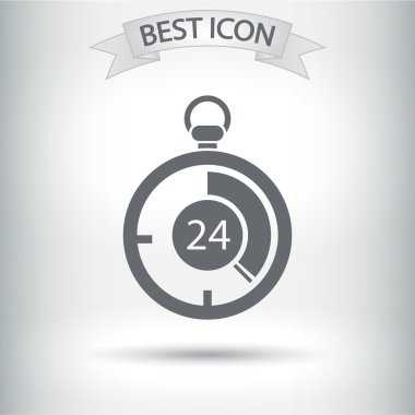 Kronometre simgesi tasarım