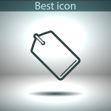 Etiketi simgesi tasarım