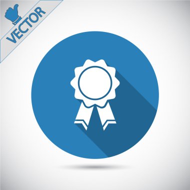 Kurdele simgeli rozet