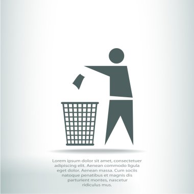 çöp kutusu simgesini