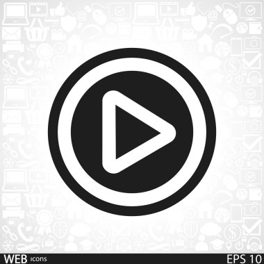 düğme web simgesi oynamak