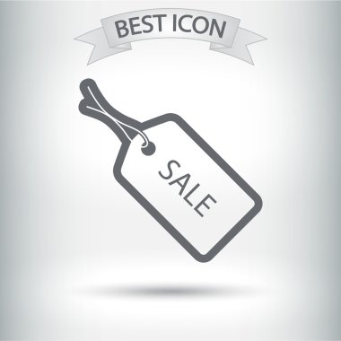 Satılık etiketi simgesi