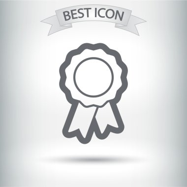 Kurdele simgeli rozet