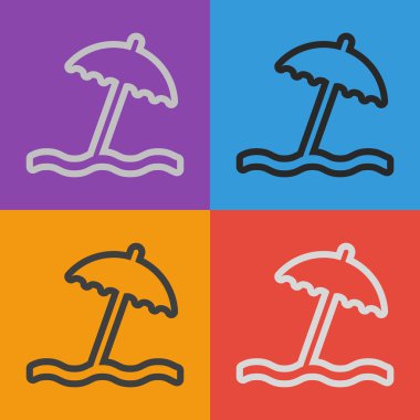 Şemsiye simgesi tasarım