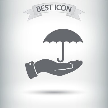 Şemsiye simgesi tasarım