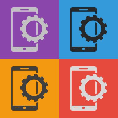 Mobil akıllı telefon simgesi