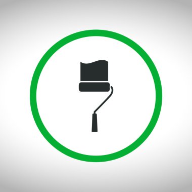 Silindir simge düz tasarım stil