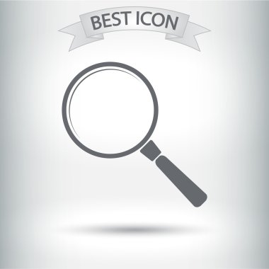 Arama simgesi. Düz tasarım