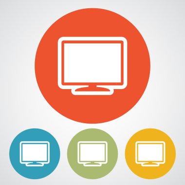 Monitör simgesi tasarım