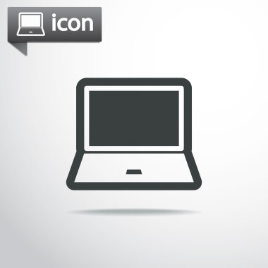 Dizüstü bilgisayar simgesi tasarım